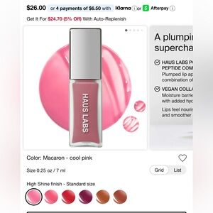 Haus Labs By Lady Gaga Macaron Lip Glaze